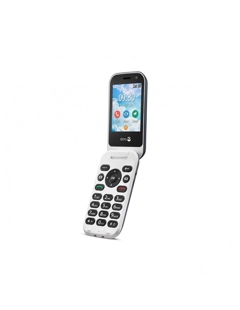 Doro 7080 Teléfono Móvil 4G Clam (Graphite) - Audioactive