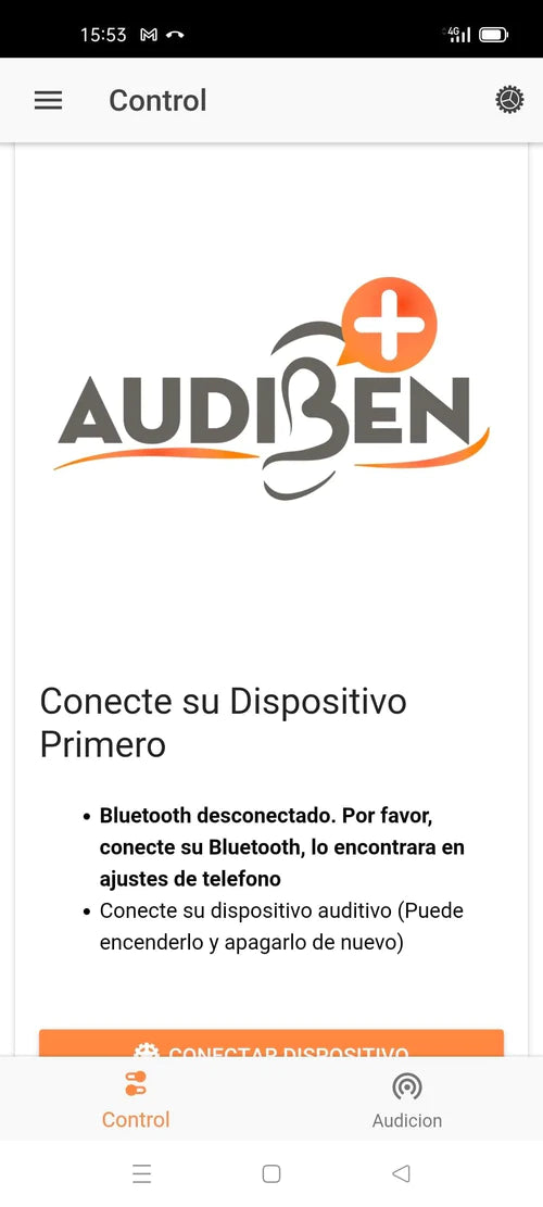 Solución auditiva con pila Audiben Forte MA201 (Dispone de App)