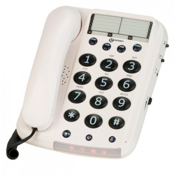 Teléfono fijo para mayores con amplificador Geemarc CL100