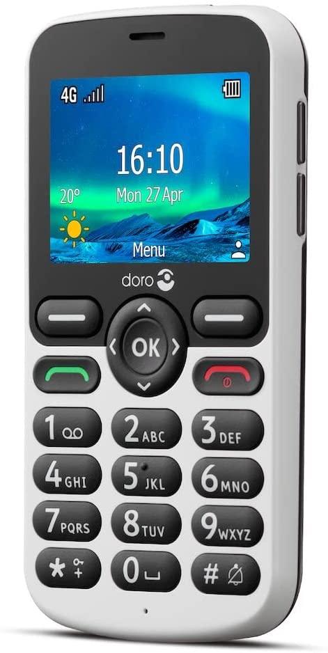 Teléfono móvil Doro 5860 - White Black - Audioactive