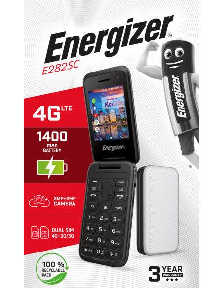 Teléfono móvil  E282SCD 4G 2.8" Diamond Silver EU -Energizer - Audioactive