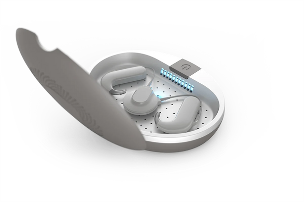 Trockenbox für Cochlea-Implantate (DRY-SPACE UV)