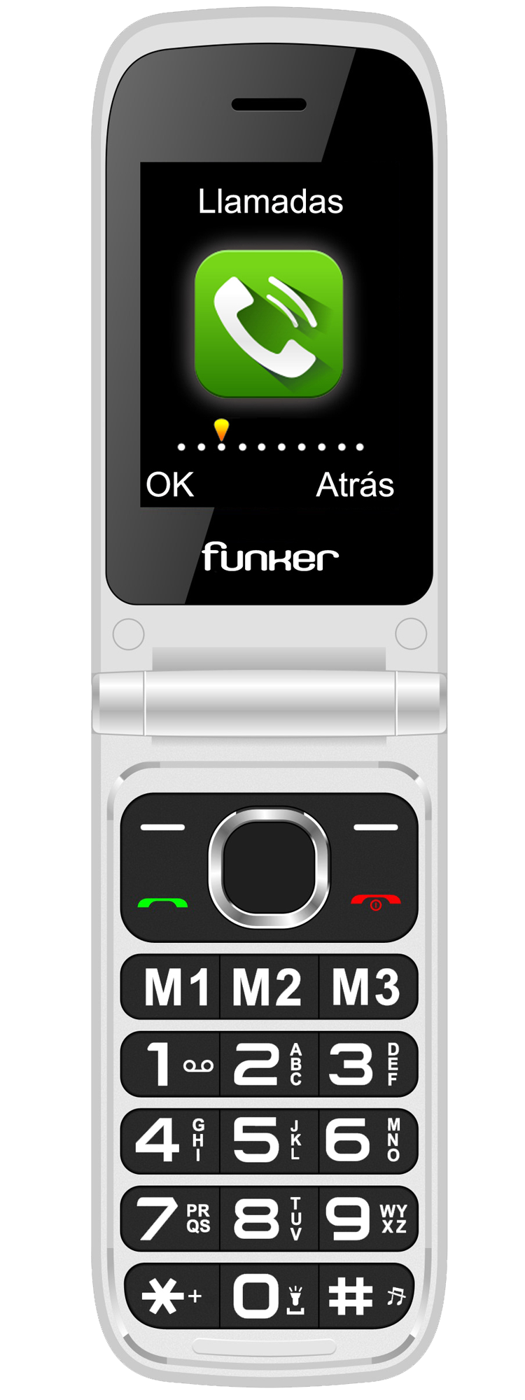 Teléfono móvil FUNKER - C250 COMFORT POWER 4G