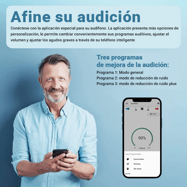 Auriculares amplificadores de sonido - Audiben 404 (Dispone de App) - Audioactive