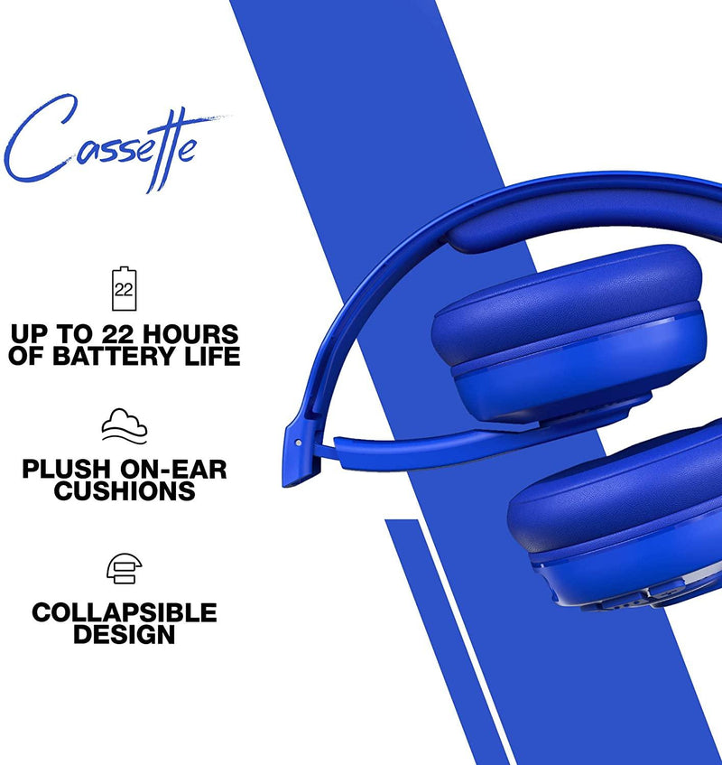 Auriculares inalámbricos Cassette Cobalt Blue- SKULLCANDY - Audioactive