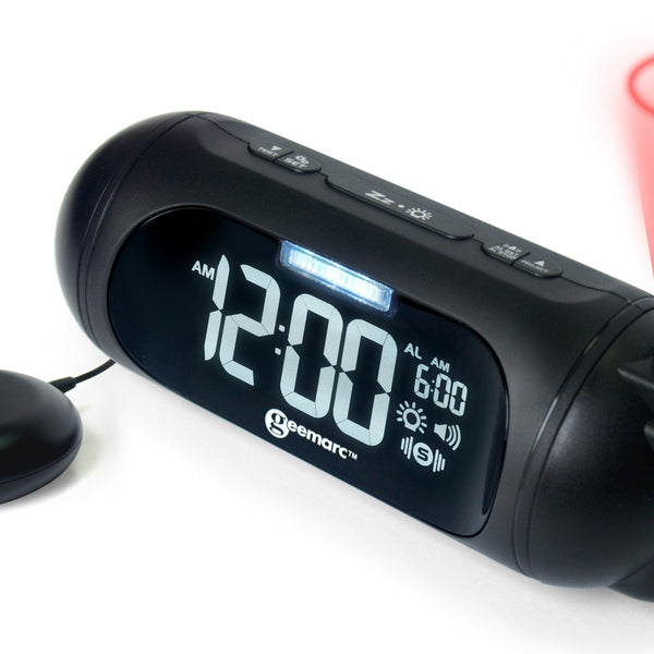 Despertador Digital Reloj Alarma Proyector Luz Despertado 
