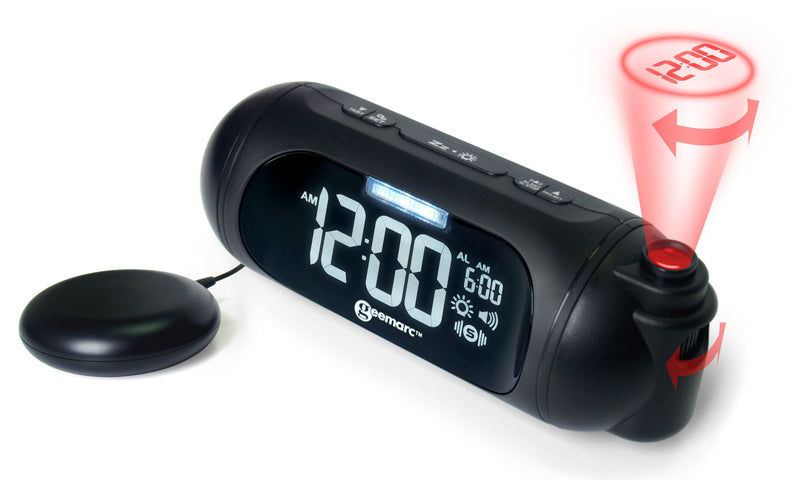 Despertador proyector con potente alarma y timbre - SPOT GEEMARC