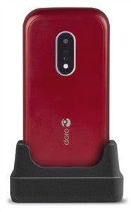 Doro 7030 Teléfono Móvil 4G Clam Red White - Audioactive