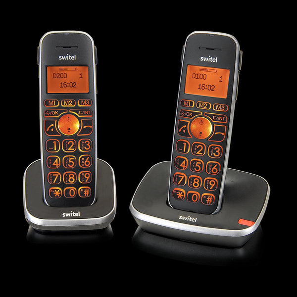 Duo Teléfono Inalámbrico Switel D102 (Vita Comfort) - Audioactive