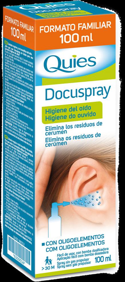 Higiene del conducto auditivo - Quies Docuspray - Audioactive