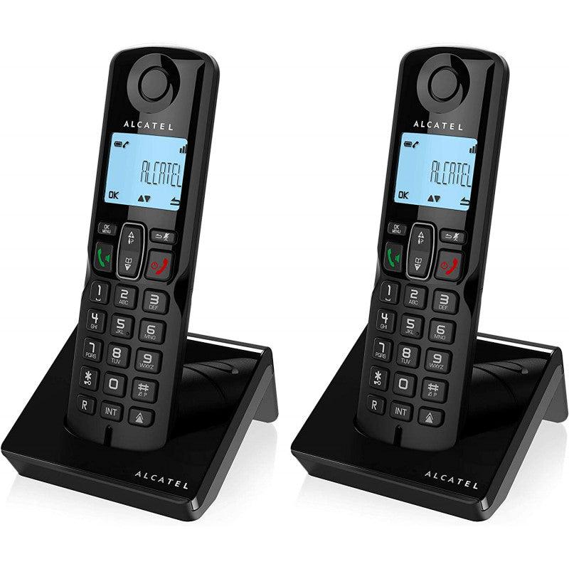 Pack teléfonos inalámbricos S250 dúo negro - ALCATEL