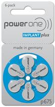 Pilas Power One para Implantes cocleares - Audioactive