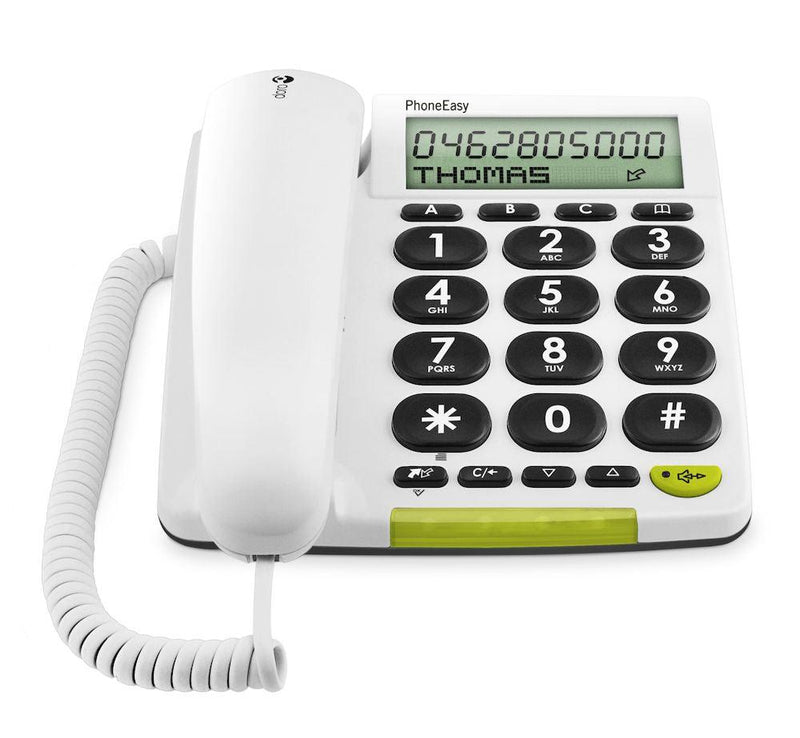 Teléfono fijo  con pantalla - Doro PhoneEasy 312cs - Audioactive