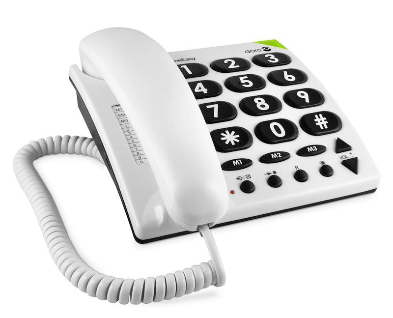 Teléfono fijo con teclas grandes -  Doro PhoneEasy 311c - Audioactive