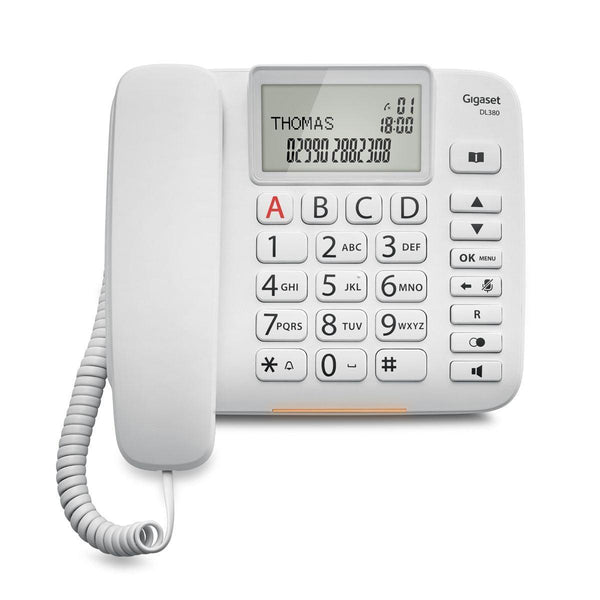 Teléfono fijo Gigaset DL380 White - Audioactive