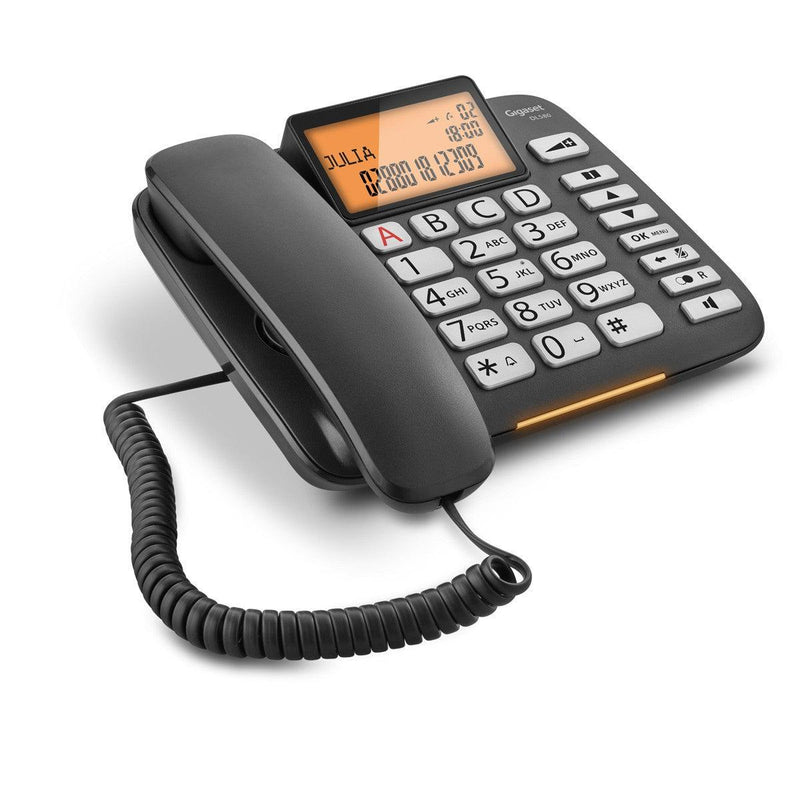 Teléfono fijo Gigaset DL580 Black - Audioactive