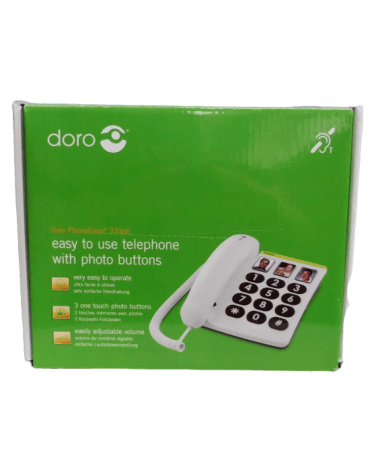 Teléfono fijo para personas mayores - Doro PhoneEasy 331ph - Audioactive