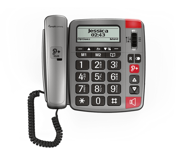 Teléfono Fijo para Mayores con Teclas Grandes y Manos Libres — OrtoPrime