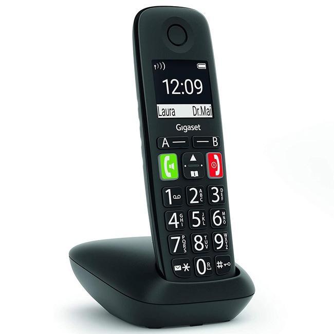Teléfono inalámbrico Gigaset E290 Negro - Audioactive