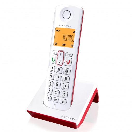 Teléfono inalámbrico S250 rojo/blanco - ALCATEL - Audioactive