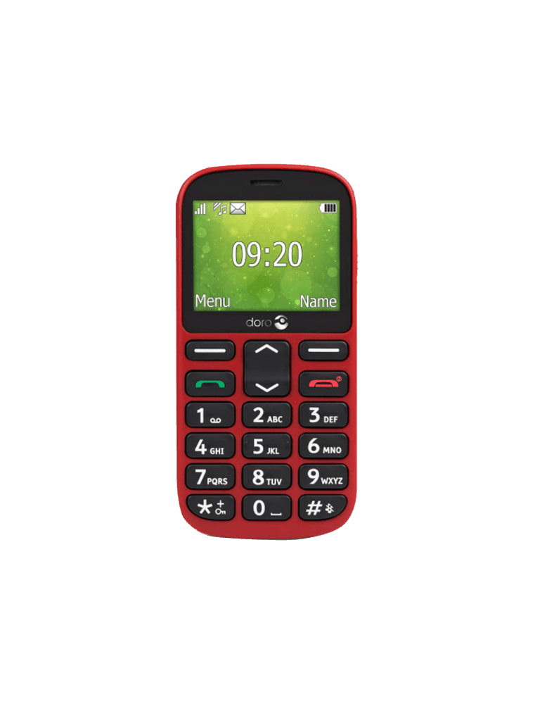Teléfono móvil Doro 1361 Red - Audioactive