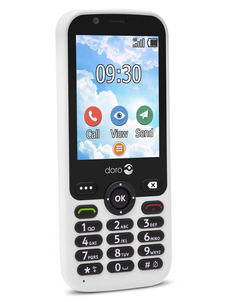 Telefono móvil Doro 7010 4G Matte White - Audioactive
