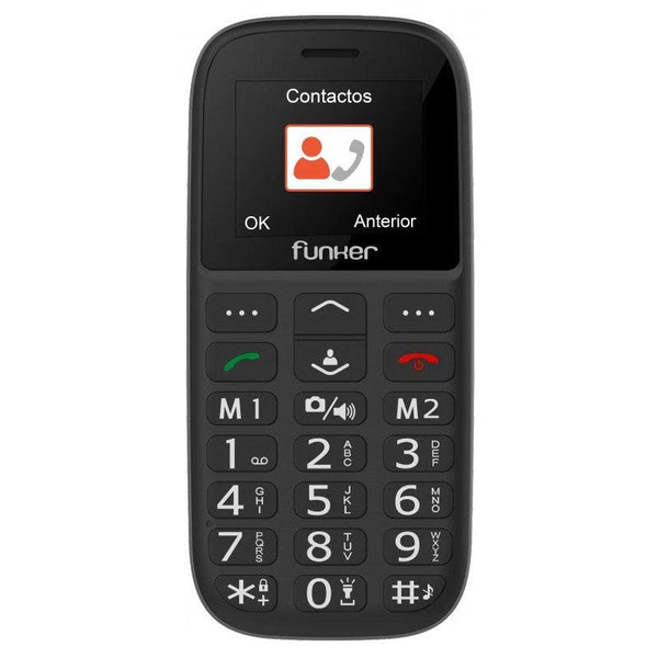 Teléfono móvil FUNKER C65 - Easy Plus Negro - Audioactive