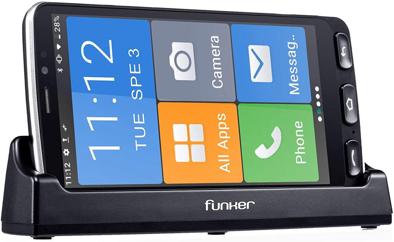 Teléfono móvil FUNKER - E500 EASY SMART Negro - Audioactive