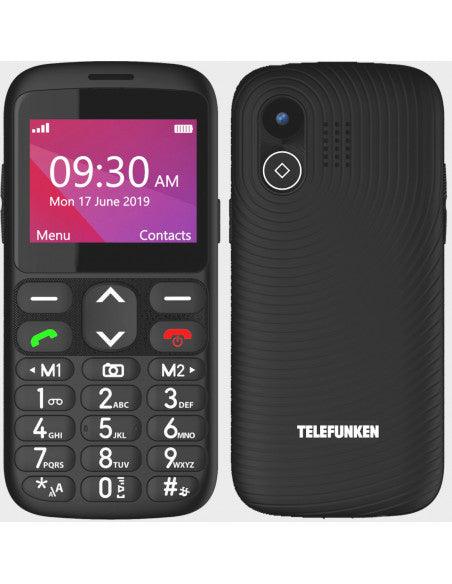 Teléfono móvil para personas mayores S520 2.31" GPS Black - Telefunken - Audioactive