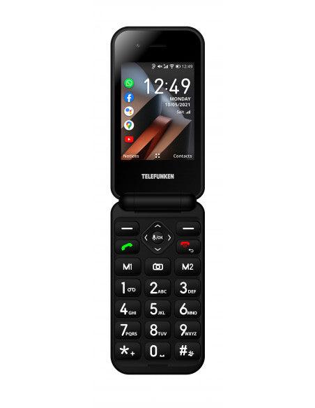 Teléfono móvil para personas mayores S760 4G 2.8"+1.44" KaiOS Negro - Telefunken - Audioactive