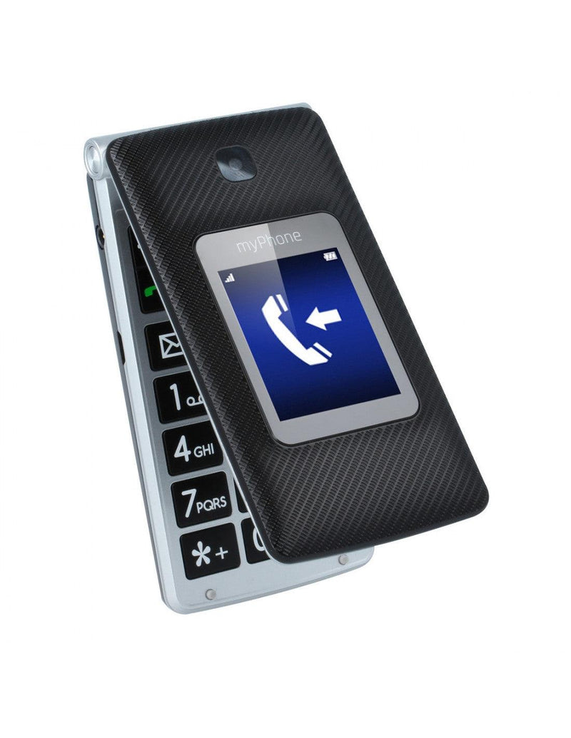 Teléfono móvil Tango 2.4" dual-sim black silver - MYPHONE - Audioactive