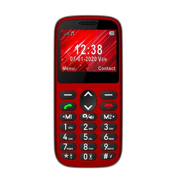 Teléfono móvil Telefunken S420 Senior Phone rojo - Audioactive