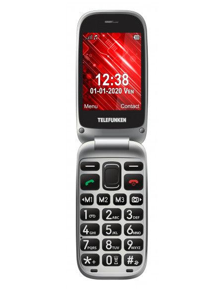Teléfono móvil Telefunken S540 2.8" 2G GPS Senior Phone Negro - Audioactive